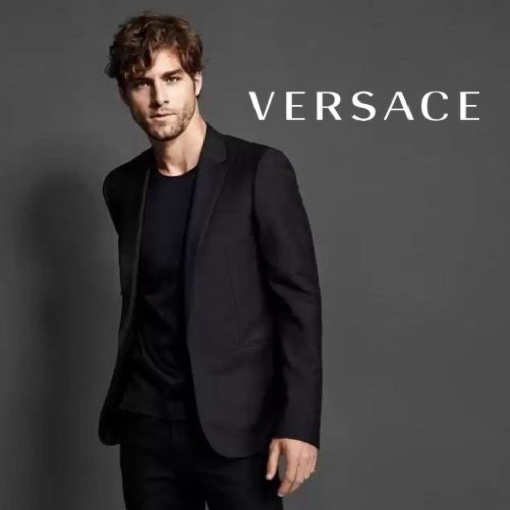 Versace Stretch Wool Blazer EU 60 / US 48R Gently worn 98% wool / 2% elastane